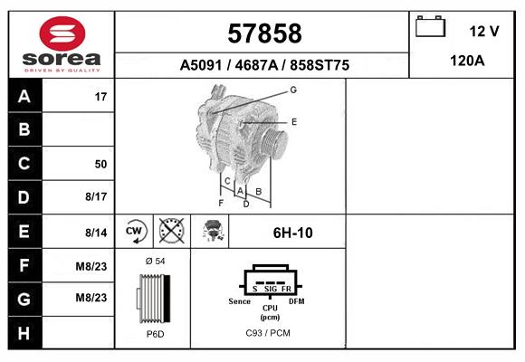Alternator (57858)