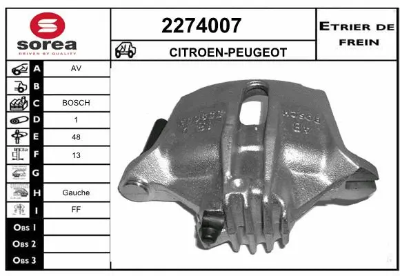 Brake Caliper (2274007)