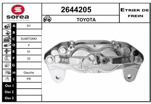 Brake Caliper (2644205)