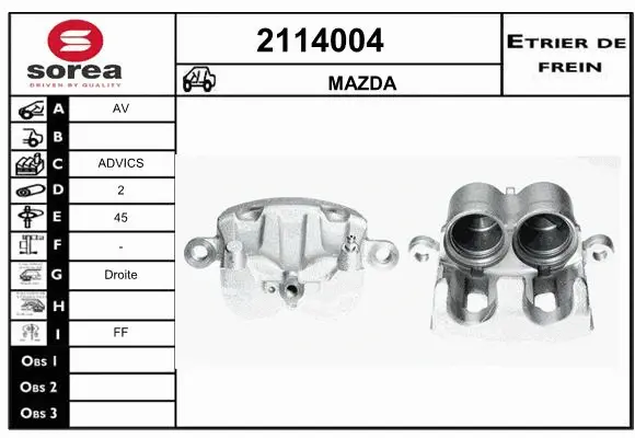 Brake Caliper (2114004)