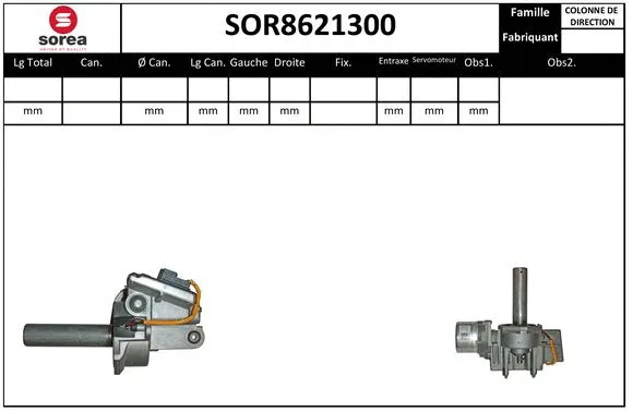Steering Column (SOR8621300)