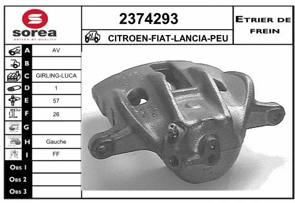 Brake Caliper (2374293)