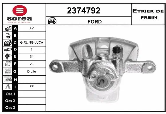 Brake Caliper (2374792)