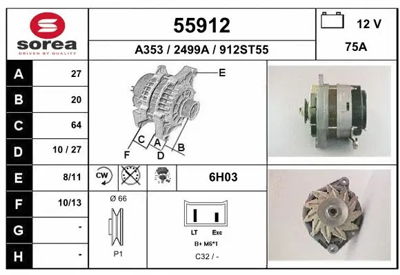Alternator (55912)