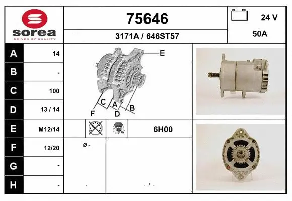 Alternator (75646)