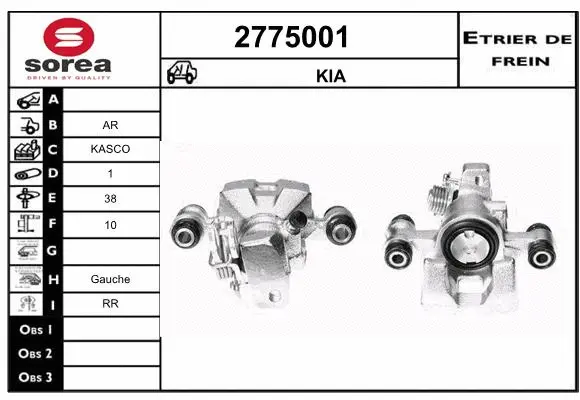 Brake Caliper (2775001)