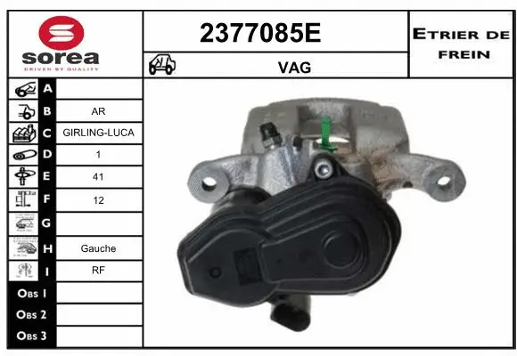 Brake Caliper (2377085E)