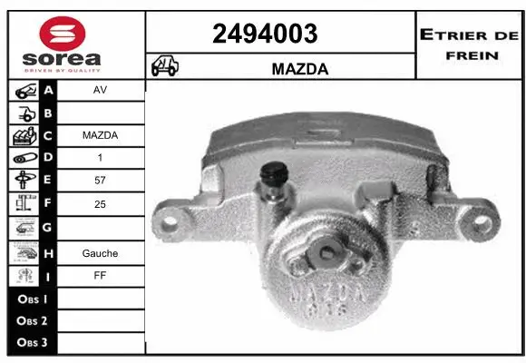 Brake Caliper (2494003)
