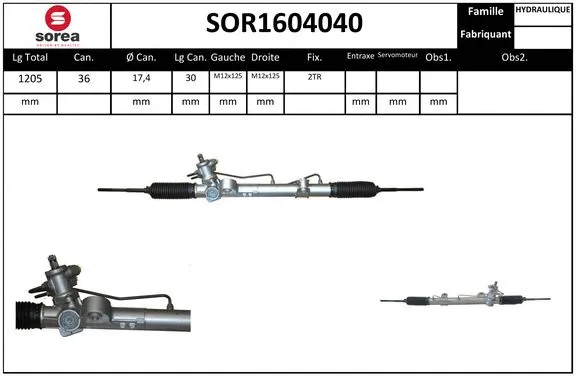 Steering Gear (SOR1604040)