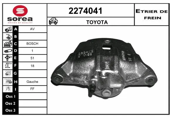 Brake Caliper (2274041)