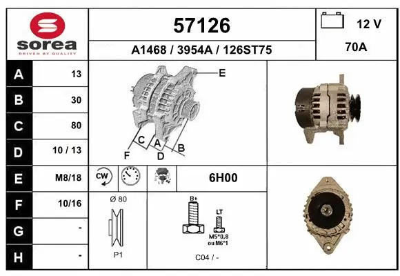 Alternator (57126)