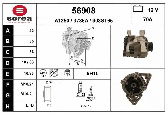 Alternator (56908)