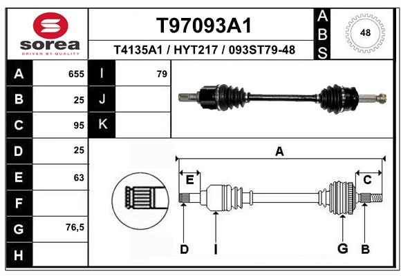 Drive Shaft (T97093A1)
