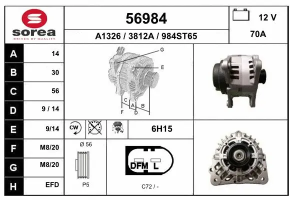 Alternator (56984)