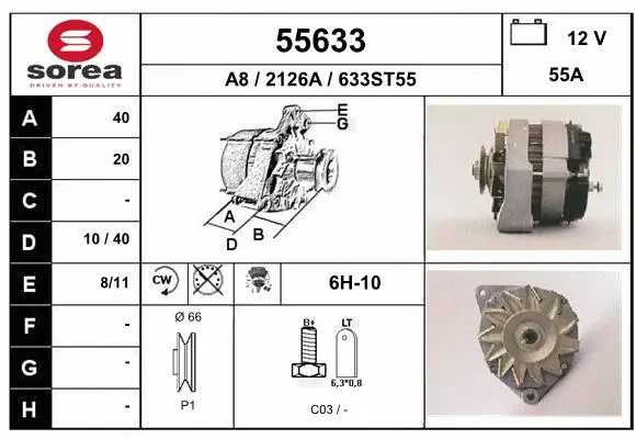 Alternator (55633)