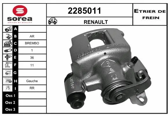 Brake Caliper (2285011)