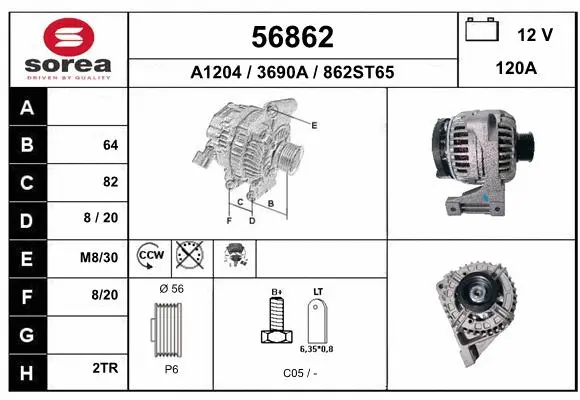 Alternator (56862)