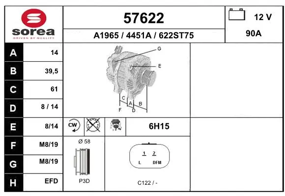 Alternator (57622)