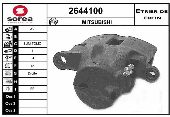 Brake Caliper (2644100)