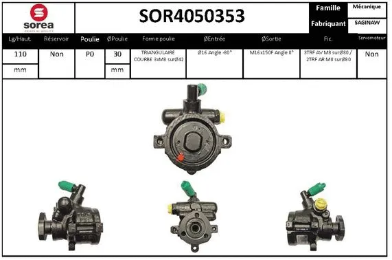 Hydraulic Pump, steering (SOR4050353)