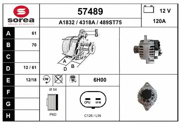 Alternator (57489)
