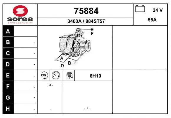 Alternator (75884)