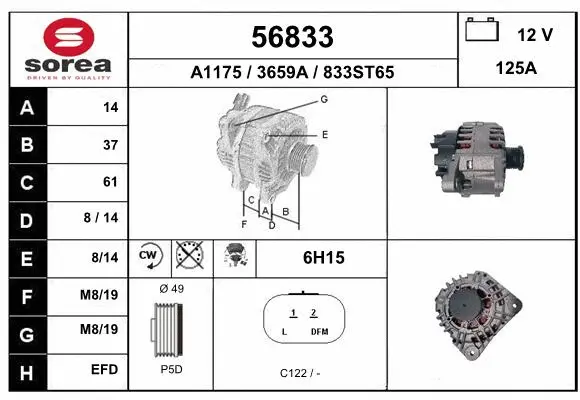 Alternator (56833)