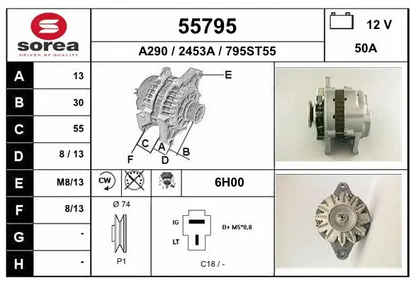 Alternator (55795)