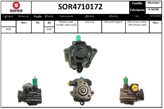 Hydraulic Pump, steering (SOR4710172)