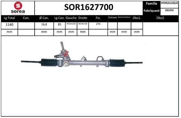 Steering Gear (SOR1627700)