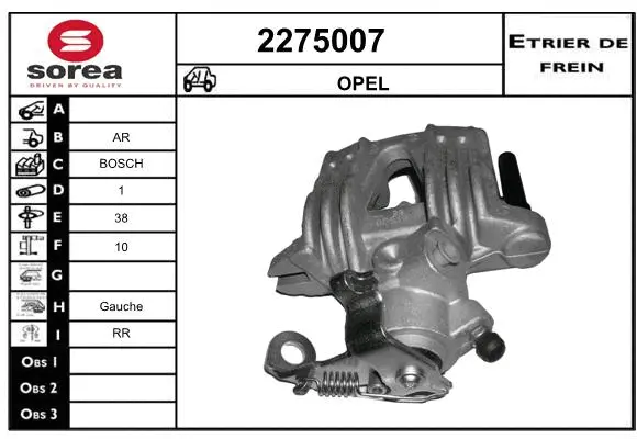Brake Caliper (2275007)