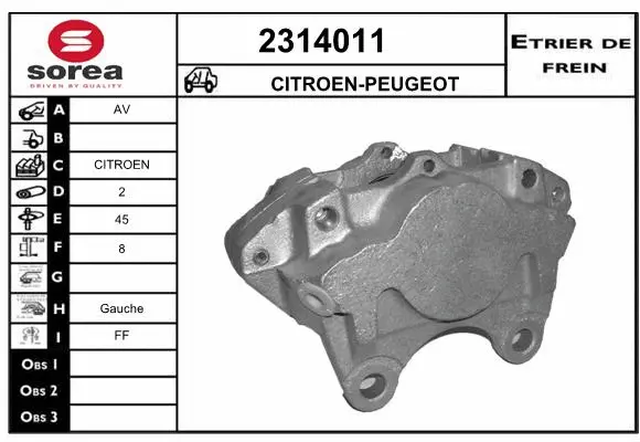 Brake Caliper (2314011)