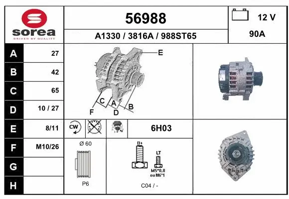 Alternator (56988)