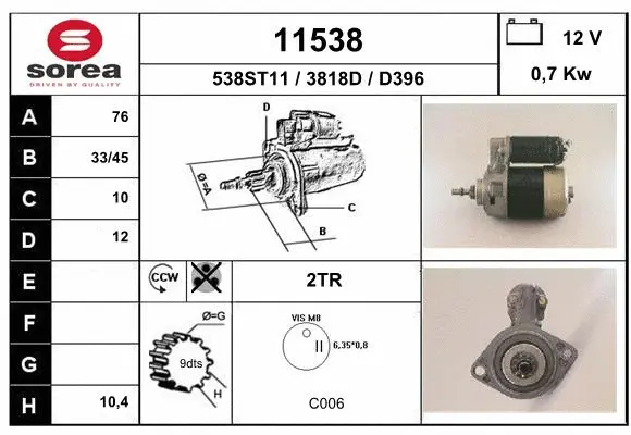 Starter (11538)