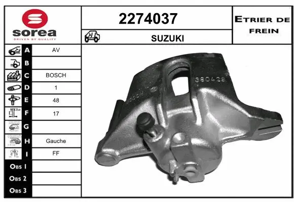 Brake Caliper (2274037)