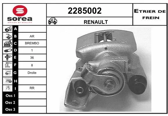 Brake Caliper (2285002)