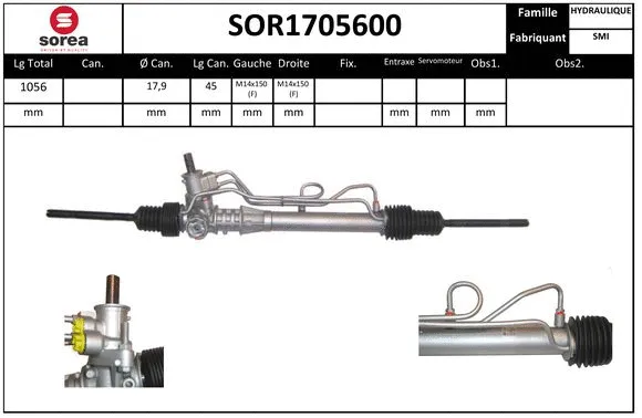 Steering Gear (SOR1705600)
