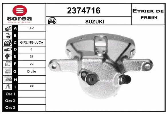 Brake Caliper (2374716)