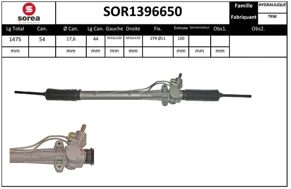 Steering Gear (SOR1396650)