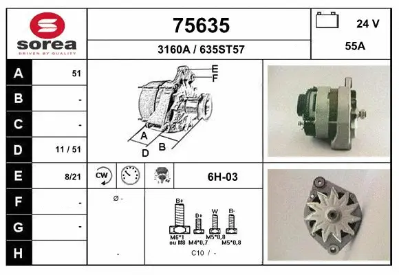 Alternator (75635)