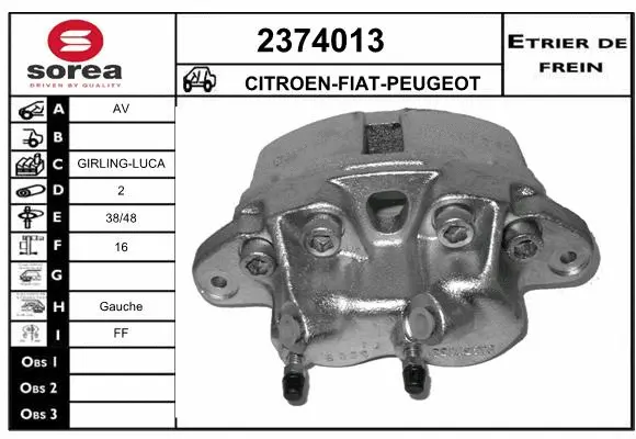 Brake Caliper (2374013)