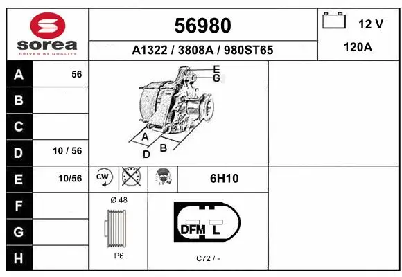 Alternator (56980)