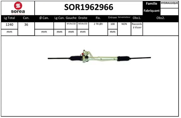 Steering Gear (SOR1962966)