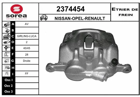 Brake Caliper (2374454)