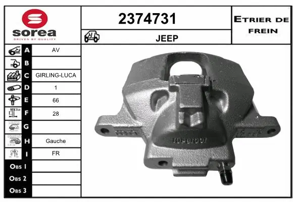Brake Caliper (2374731)