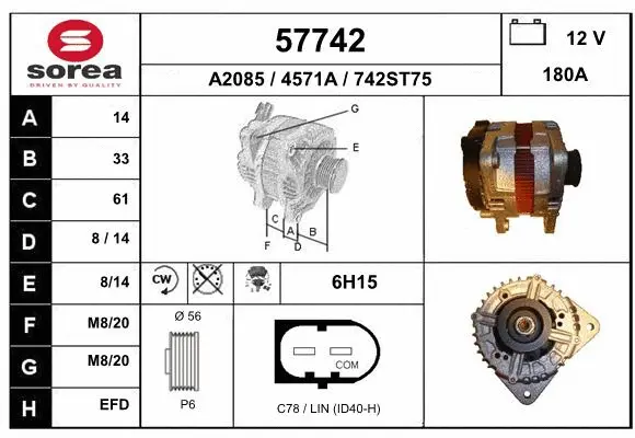Alternator (57742)