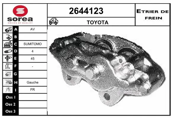 Brake Caliper (2644123)