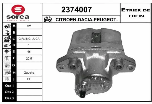 Brake Caliper (2374007)