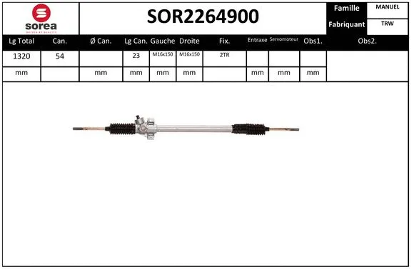 Steering Gear (SOR2264900)