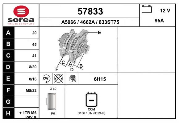 Alternator (57833)